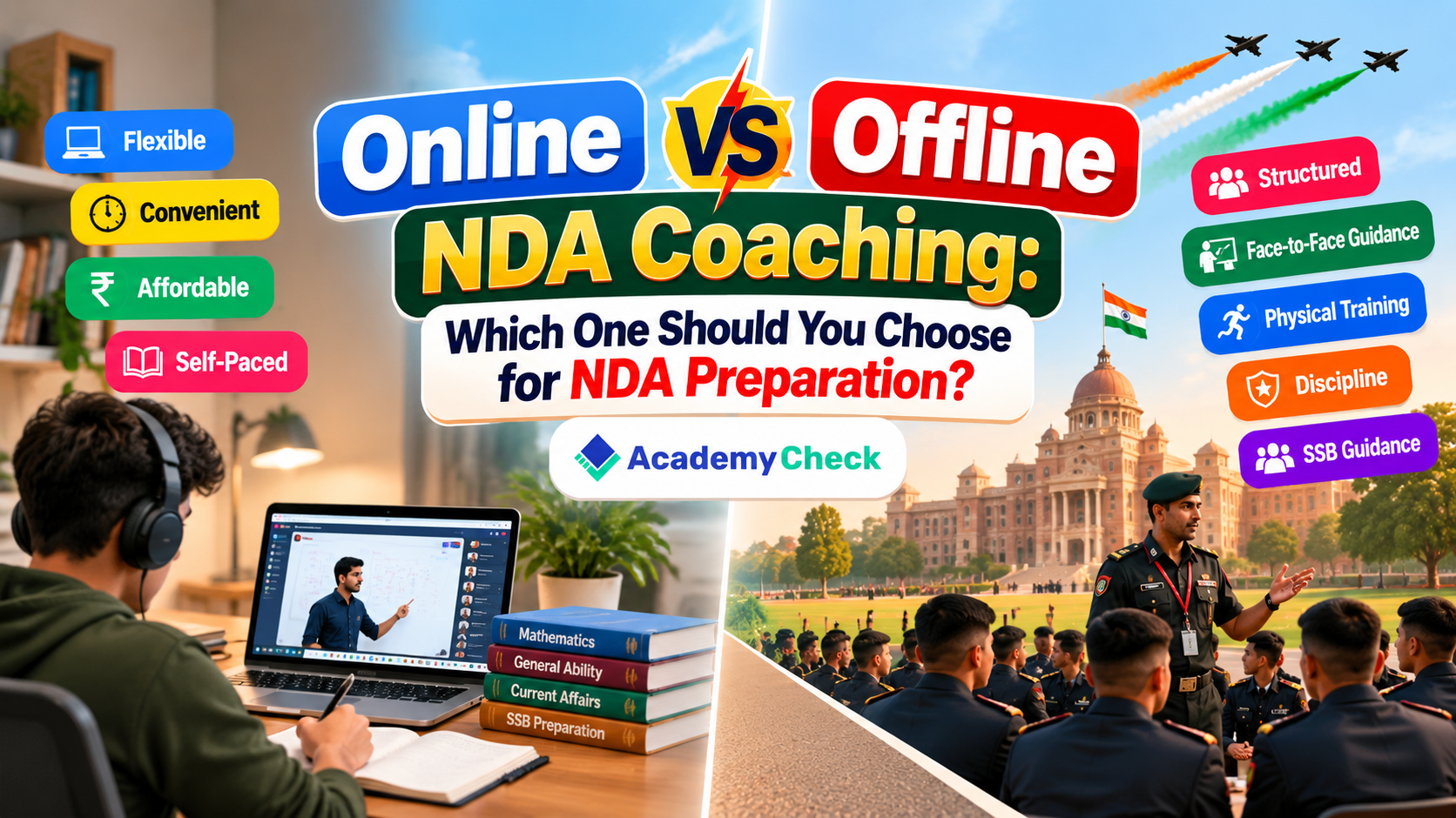 Online vs Offline NDA Coaching: Which One Should You Choose for NDA Preparation?